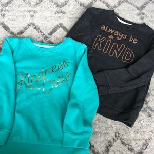 Cat & Jack Girl’s sweatshirts BUNDLE